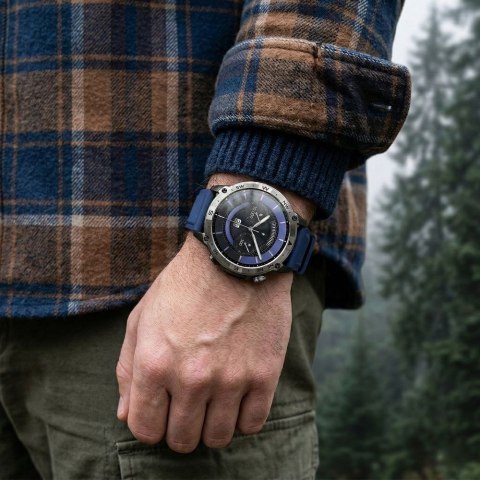 SMARTWATCH MĘSKI GRAVITY GT46-2 - AMOLED, DODATKOWA BRANSOLETA(sg055b)