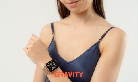 SMARTWATCH UNISEX GRAVITY GT17-1 - AMOLED, DODATKOWY PASEK (sg038a)