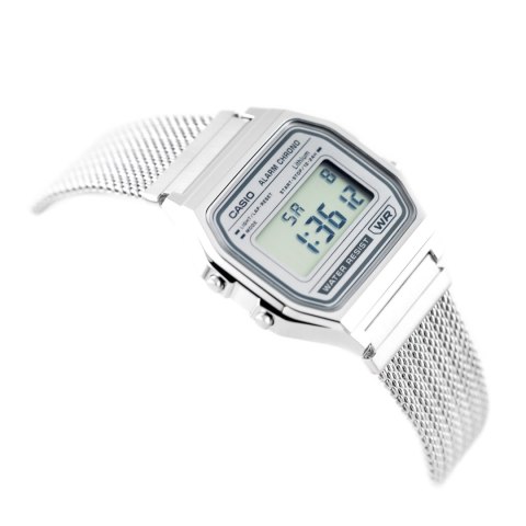 ZEGAREK MĘSKI CASIO A158WEM-7DF (zd093e) - KLASYKA + BOX