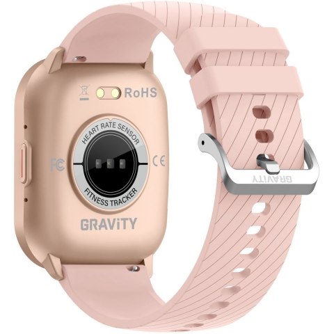 SMARTWATCH DAMSKI GRAVITY GT43-1 - DODATKOWY PASEK (sg054a)