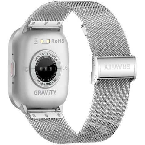 SMARTWATCH DAMSKI GRAVITY GT43-2 - DODATKOWY PASEK (sg054b)