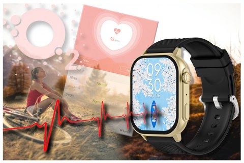 SMARTWATCH UNISEX GRAVITY GT15-6 - ROZMOWY BLUETOOTH, DODATKOWY PASEK (sg029f)