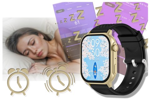 SMARTWATCH UNISEX GRAVITY GT15-6 - ROZMOWY BLUETOOTH, DODATKOWY PASEK (sg029f)