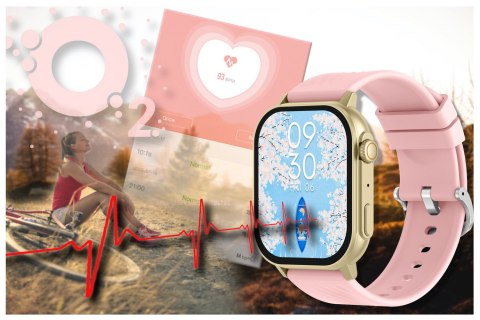 SMARTWATCH UNISEX GRAVITY GT15-7 - ROZMOWY BLUETOOTH, DODATKOWY PASEK (sg029g)