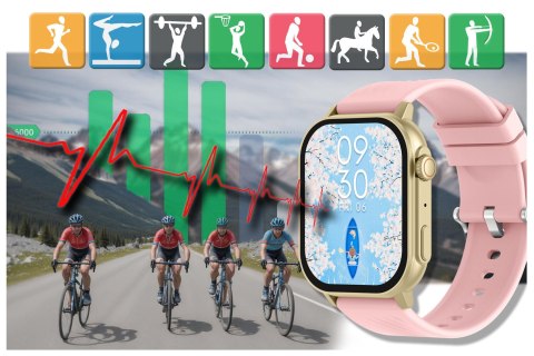 SMARTWATCH UNISEX GRAVITY GT15-7 - ROZMOWY BLUETOOTH, DODATKOWY PASEK (sg029g)