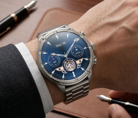 SMARTWATCH MĘSKI GRAVITY GT41-3 - BLUETOOTH CALL, DODATKOWA BRANSOLETA (sg053c)