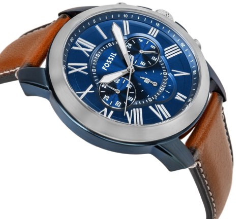 Zegarek Męski FOSSIL Grant Leather FS5151 + BOX