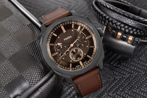 Zegarek Męski FOSSIL Machine Chronograph FS6101 + BOX