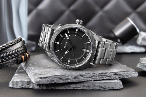 Zegarek Męski FOSSIL Machine Iron Grey FS4774 + BOX