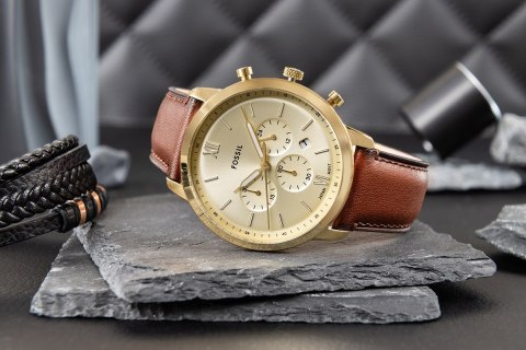 Zegarek Męski FOSSIL Neutra Chronograph FS6113 + BOX