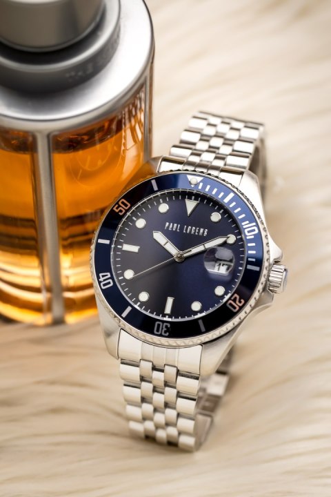 ZEGAREK MĘSKI PAUL LORENS - PL13030B-6C1(zg350d) + BOX