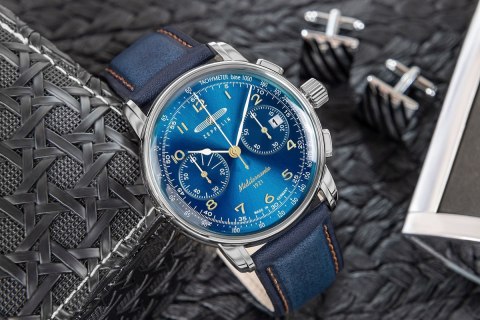Zegarek Męski ZEPPELIN Mediterranee Chronograph 9670-3 + BOX