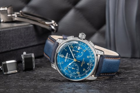 Zegarek Męski ZEPPELIN Mediterranee Chronograph 9670-3 + BOX